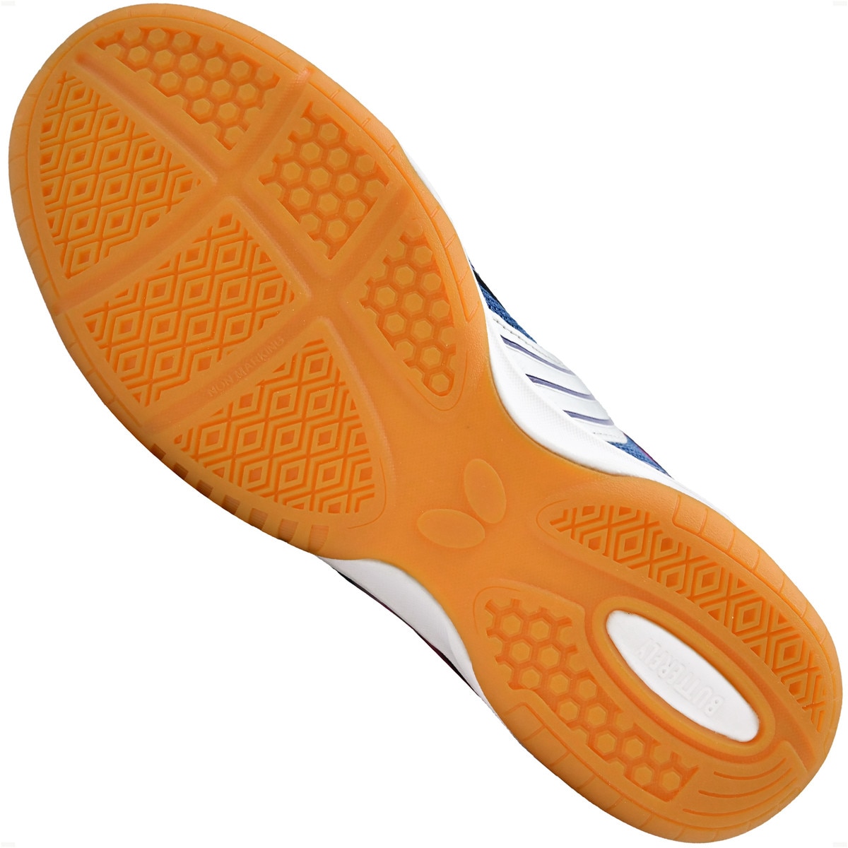 Butterfly Lezoline Reiss Shoes: Bottom sole of the Navy Reiss Shoe